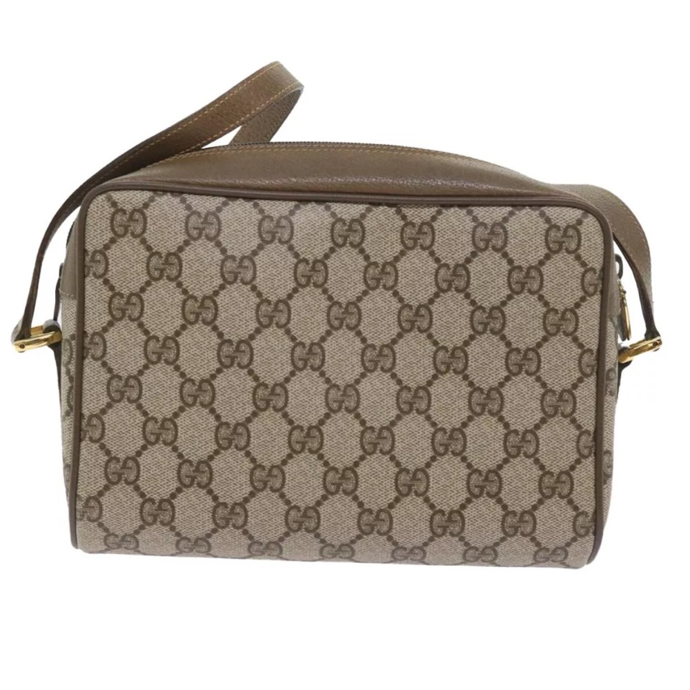 Authentic GUCCI GG Supreme Web Sherry line Bag Beige Red 56 02 087 Auth yk9330 - Picture 2 of 12
